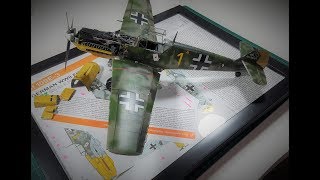 Eduard 132 Bf 109E3 Part 2 Engine and fuselage [upl. by Vidovic347]