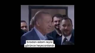 sıradan adam reisi görünce heyecanlandı [upl. by Grae]