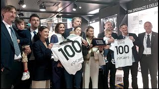 I 100 ANNI DEL TARDINI AL MUSEO CERESINI MAGLIA E TARGA AI FAMIGLIARI E AL PICCOLO ENNIO [upl. by Lust]