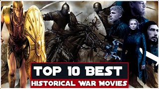 Top 10 Best Historical War Movies  Hollywood Must Watch Historical Action War Movies  Top Movies [upl. by Downes]