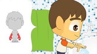 Learn Ablution Wudu for kids  تعلم كيفية الوضوء للأطفال [upl. by Elawalo]