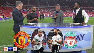 Manchester United vs Liverpool 03 Luis Diaz amp Mohamed Salah Goal🔥 Salah And Roy Keane Reaction [upl. by Maxi]