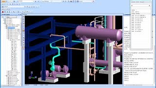 PDMS  PIPING THE PUMP SUCTION LINE [upl. by Hillier]