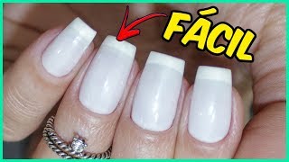 COMO FAZER FRANCESINHA PERFEITA FRENCH NAILS ‹ Unhas da Lalá › [upl. by Yann]