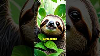 The Slow Poop of Sloths Explained funfacts facts sloths wildlife shorts fyp didyouknow [upl. by Aggappera796]