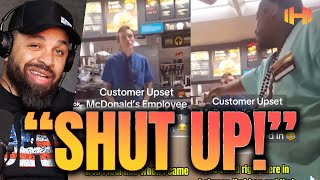 Entitled Black Man Wants to Be Treated Like A King in McDonald’s He Goes off on Cashier [upl. by Hiltner]