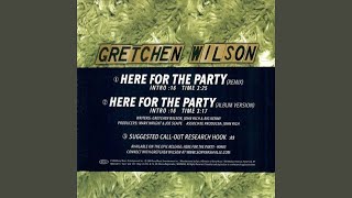 Gretchen Wilson  Here For the Party Instrumental with Backing Vocals [upl. by Emelia]