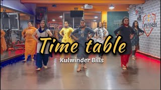 Time Table  Kulwinder Billa  Girls Bhangra  Dream Bhangra  Harman Gill  Ravinder kaur [upl. by Zat]