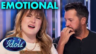 Singer Auditions With Emotional Song For Her Mom On American Idol 2024  Idols Global [upl. by Aicssej895]