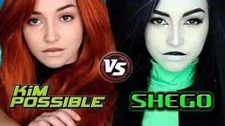 Kim Possible LiveAction  Kim and Shego Makeup Tutorial [upl. by Cleopatre644]