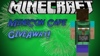 Minecraft Minecon 2013 Cape Account Giveaway CLOSED [upl. by Ameehsat]