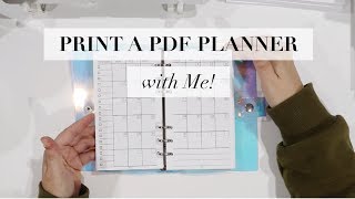 How to Print  Bind a PDF Print on Demand Planner [upl. by Kliman899]