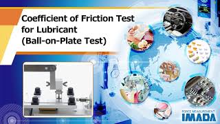 Coefficient of Friction Test for Lubricant BallonPlate Test [upl. by Nimrahc]