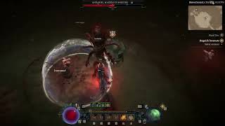 Defeating Andariel in Diablo 4 World Tier II [upl. by Yttiy225]