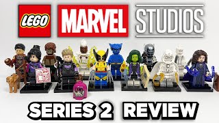 LEGO Marvel Studios Minifigures Series 2 Review [upl. by Ainat]