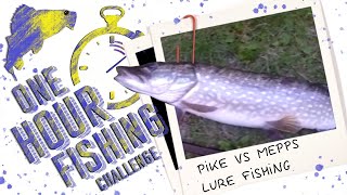 Kent Fishing uk  river pike vs mepps lure fishing how to catch in 1 hour [upl. by Oniuqa]