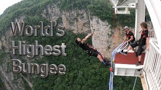 Do you dare to go on the worlds highest bungee jump [upl. by Weldon]