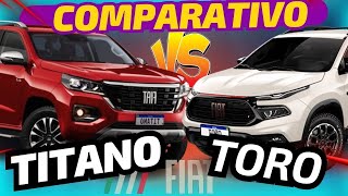 Qual MELHOR PICAPE Da FIAT em 2024 até 220 mil❓ Fiat TITANO ENDURANCE 2025 ou Fiat TORO ULTRA 2024 [upl. by Marie-Jeanne]