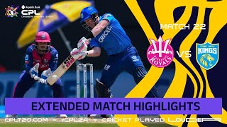 Extended Highlights  St Lucia Kings vs Barbados Royals  CPL 2024 [upl. by Phillipp]