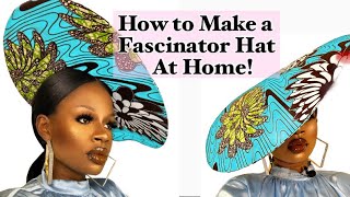 Easy steps on how to make a Fascinator Hat  Low budget  Red Carpet [upl. by Dino]