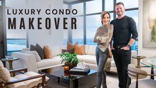 Luxury Condo MAKEOVER  Modern Luxury with a View [upl. by Lelith]