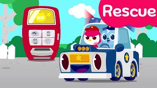 Learn colors with Miniforce  Minipang Rescue  Ride a Bicycle  Color play  MiniPang TV 2D Play [upl. by Laetitia966]