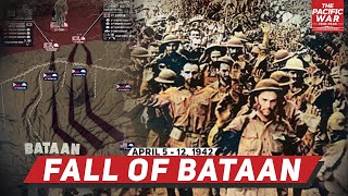 Fall of Bataan amp The Bataan Death March  Pacific War 20 DOCUMENTARY [upl. by Ayotal]