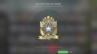 How to claim your CSGO service medal 2022 [upl. by Enelehcim22]