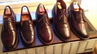 Shell Cordovan Aging Color 8 dark burgundy [upl. by Hercules]