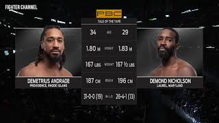 Demetrius Andrade vs Demond Nicholson HIGHLIGHTS BOXING FIGHT HD [upl. by Lleksah230]