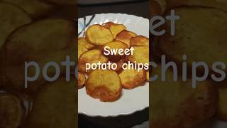 Sweet potato chips 😋trending cookingfood chips1millone cookingfood subscribe [upl. by Ilysa728]