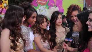 Fifth Harmony Interview  2013 Kids Choice Awards [upl. by Senaj]