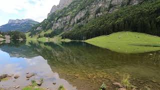 Hiking  Seealpsee in Appenzell Part3 4K [upl. by Tilla]