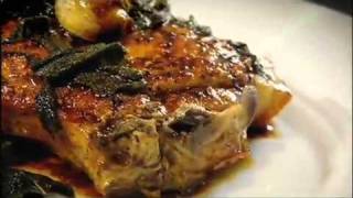 Midweek Meals  6  Roast Pork Chops With Radicchio And Apples By Gordon Ramsay [upl. by Anirok34]