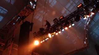 Watsky jumps from light rigging  Warped Tour 2013 London [upl. by Codie]