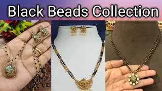 Black Beads Collection trending blackbeads nallapusalu mangalsutra collection fashion shorts [upl. by Dorrahs]