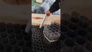 Stainless Steel Perforated Filter Cylinders arranging packing [upl. by Atekehs393]