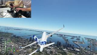 Thrustmaster TFlight Hotas One with Microsoft Flight Simulator on Xbox [upl. by Hannej]