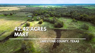 4242 Acres Unrestricted Ranch with Electric and Water in Mart TX only 35 min to Waco [upl. by Otreblasiul]