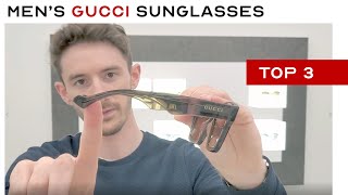 The 3 Best Gucci Mens Sunglasses in 2021  In 3 Minutes [upl. by Kitty]