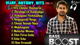 Vijay Antony Hits Vol1 Tamil jukebox song Bass Boosted songs Isai Playlist [upl. by Buehrer887]