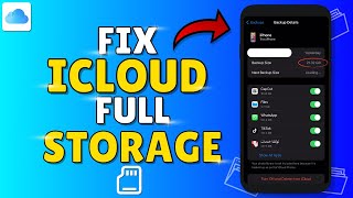 How To FIX ICLOUD STORAGE FULL  Clear ICLOUD STORAGE FUll EASY [upl. by Worrell]