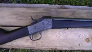 Remington Rolling Block Shotgun 20 Gauge [upl. by Elokkin]