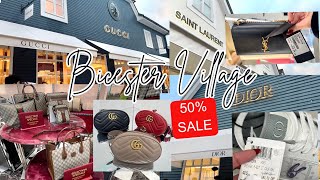 BICESTER VILLAGE LUXURY SHOPPING OUTLET  50 DIOR GUCCI YSL PRADA [upl. by Heater]