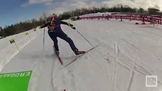 Raleigh Goessling practices for the USA Biathlon Championships [upl. by Meletius]