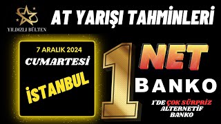 7 Aralık 2024 Cumartesi İstanbul At Yarışı Tahminleri [upl. by Andria]