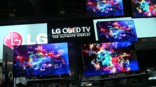 CES 2013 LG OLED televisions  Consumer Reports [upl. by Allehcim248]