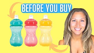 Honest Review Nuby 3 Pack No Spill Soft Spout Easy Grip Cup [upl. by Aneled]