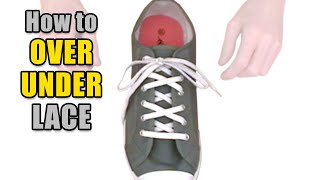 Over Under Lacing Tutorial – Professor Shoelace [upl. by Karas]