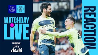 MATCHDAY LIVE  FULL TIME SHOW Everton 03 Man City  Premier League [upl. by Sibilla]